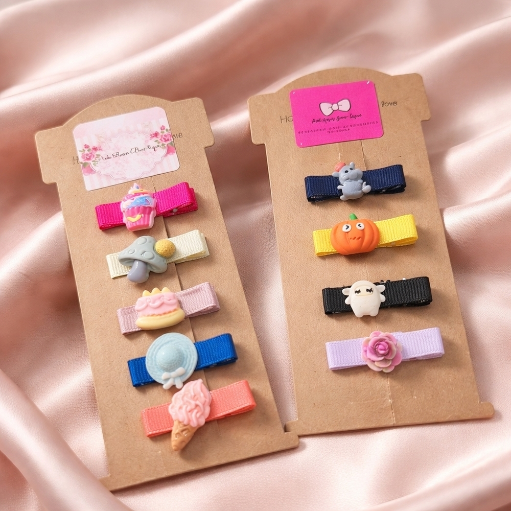 Handcrafted Hair Accessories Girls Toddler Baby Set Bundle